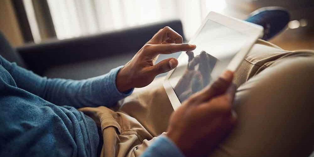 man-on-ipad