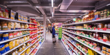 When will the cost of living crisis end_ feature aisles full of food in the supermarket