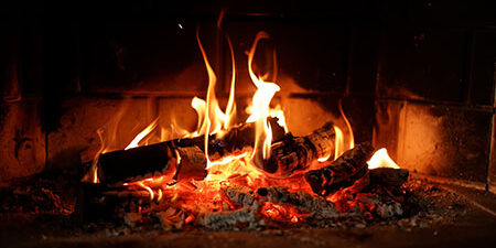 fire 1 (002) Image of fire blazing in a fireplace